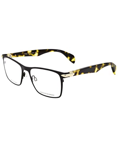 Rag & Bone Men's Rnb7009 53mm Optical Frames In Black
