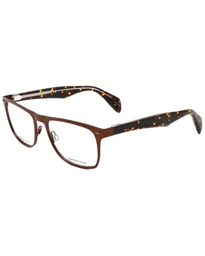 Rag & Bone Men's Rnb7011 54mm Optical Frames In Brown
