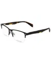 Rag & Bone Men's Rnb7019 54mm Optical Frames In Black