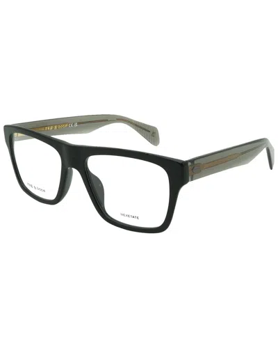 Rag & Bone Men's Rnb7036 54mm Optical Frames In Black