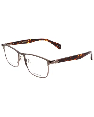 Rag & Bone Men's Rnb7046 55mm Optical Frames In Brown
