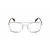 Rag & Bone Rag And Bone Men's Silver Tone Rectangular Eyeglass Frames Rnb7058/g