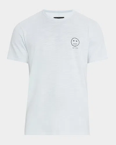 RAG & BONE MEN'S SOUR FACE EMBROIDERED T-SHIRT