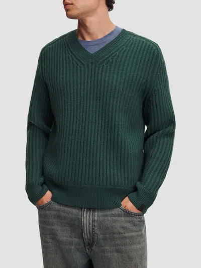 Rag & Bone Theo Wool & Cashmere Knit Stripe Sweater In Multi
