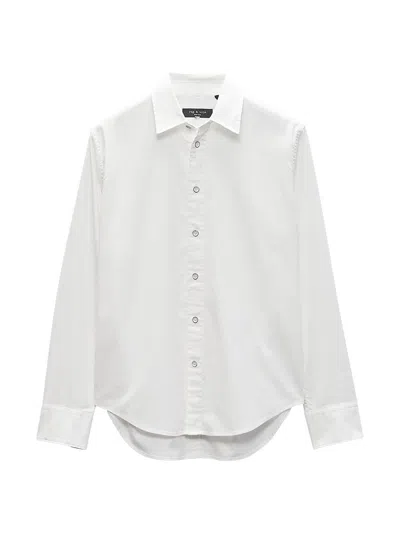 RAG & BONE MEN'S TOMLIN COTTON BUTTON-FRONT SHIRT