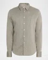 Rag & Bone Men's Tomlin Stretch-cotton Dobby Button-down Shirt In Gray