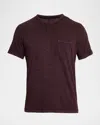 Rag & Bone Washed Classic Flame Tee Dpplm In Brown