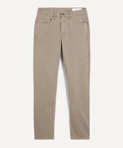 Rag & Bone Mens Fit 2 Aero Stretch Slim Jeans In Dark Taupe In Neutral
