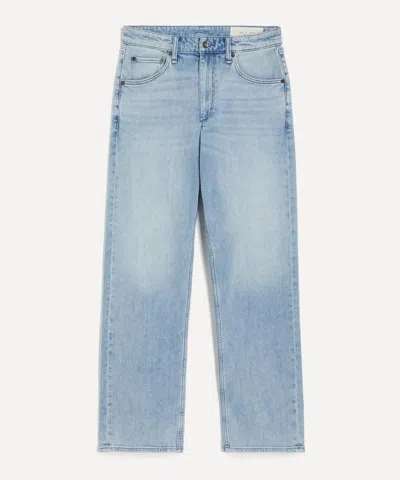 Rag & Bone Mens Fit 4 Authentic Stretch Straight-leg Jeans In Fletcher In Blue