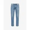 Rag & Bone Mens Gordon Fit 3 Athletic Slim-fit Stretch-denim Jeans In Blue