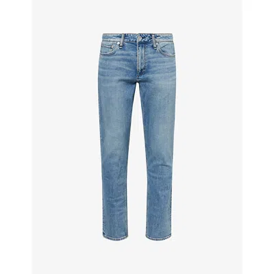 Rag & Bone Mens Gordon Fit 3 Athletic Slim-fit Stretch-denim Jeans In Blue