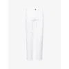 Rag & Bone Mens Optic White Fit 2 Authentic Tapered-leg Stretch-denim Blend Jeans In White