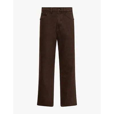 Rag & Bone Mens Relaxed Straight-leg Denim Jeans Dark Brown