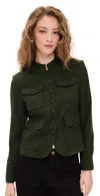 Rag & Bone Mercer Wool Jacket In Green