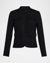 Rag & Bone Mercer Japanese Wool Blazer In Black