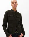 Rag & Bone Buttoned Pocket Jacket In Green
