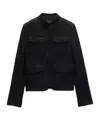 Rag & Bone Mercer Japanese Wool Blazer In Black