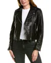 Rag & Bone Mercer Leather Jacket In Black