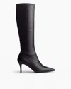 Rag & Bone Mercer Leather Knee-high Boots In Black