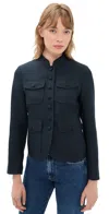 Rag & Bone Mercer Linen Blazer In Blue