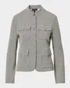 Rag & Bone Mercer Ponte Blazer Jacket In Black