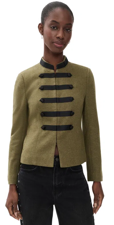 Rag & Bone Mercer Regalia Wool Blazer Army