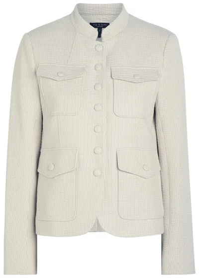 Rag & Bone Mercer Seersucker Blazer In Gray