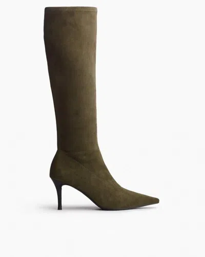 Rag & Bone Mercer Suede Knee-high Boots In Brown
