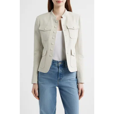 Rag & Bone Mercer Textured Jacket In White