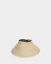 Rag & Bone Meredith Rollable Raffia Visor In Neutral
