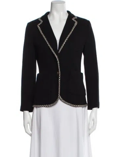 Pre-owned Rag & Bone Merino Wool Blazer In Black