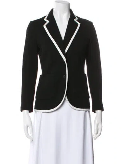 Pre-owned Rag & Bone Merino Wool Blazer In Black