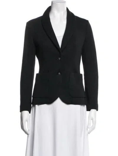 Pre-owned Rag & Bone Merino Wool Blazer In Black