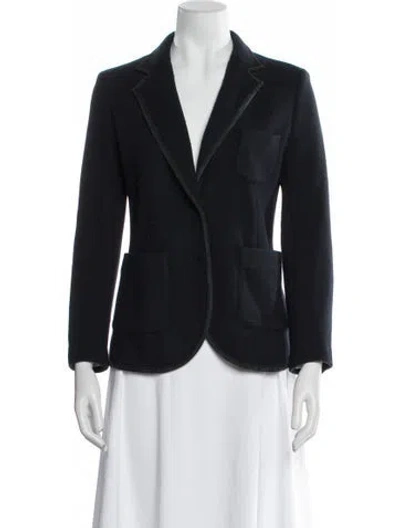 Pre-owned Rag & Bone Merino Wool Blazer In Blue