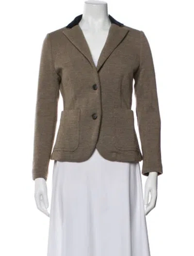 Pre-owned Rag & Bone Merino Wool Blazer In Gray