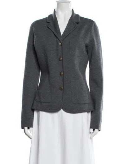 Pre-owned Rag & Bone Merino Wool Blazer In Grey