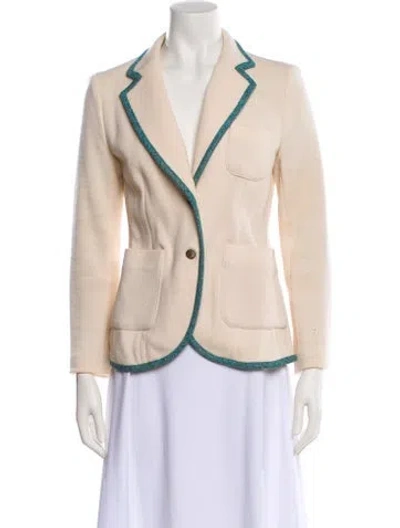 Pre-owned Rag & Bone Merino Wool Blazer In Neutral