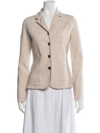 Pre-owned Rag & Bone Merino Wool Blazer In Neutral