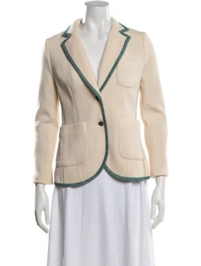 Pre-owned Rag & Bone Merino Wool Blazer In Neutrals