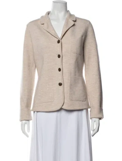 Pre-owned Rag & Bone Merino Wool Blazer In Neutrals