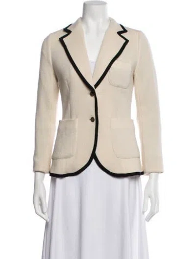 Pre-owned Rag & Bone Merino Wool Blazer In Neutrals