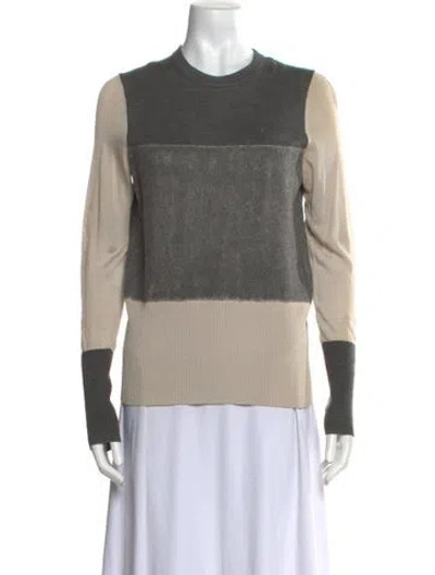 Pre-owned Rag & Bone Merino Wool Colorblock Pattern Sweater