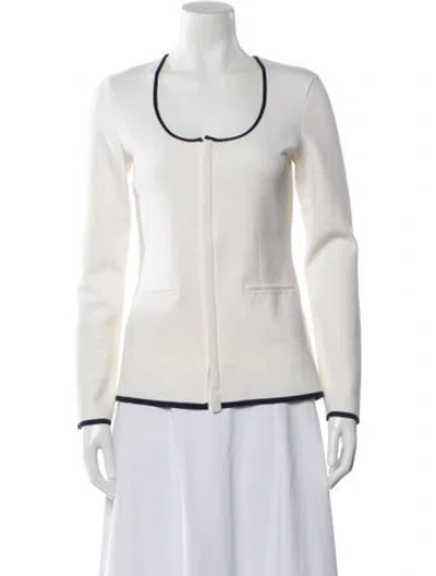 Pre-owned Rag & Bone Merino Wool Colorblock Pattern Sweater W/ Tags In Neutral