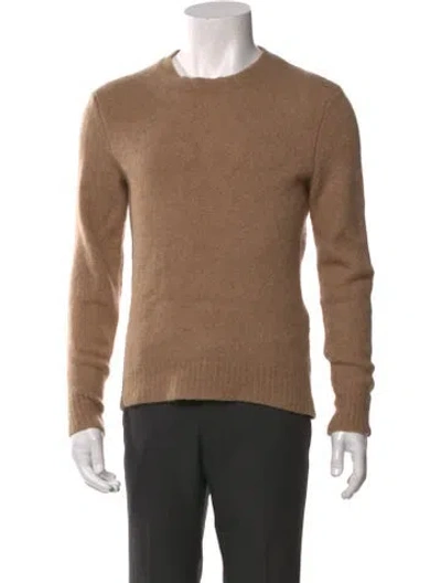 Pre-owned Rag & Bone Merino Wool Crew Neck Pullover In Brown/neutrals