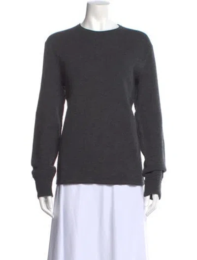Pre-owned Rag & Bone Merino Wool Crew Neck Pullover In Gray