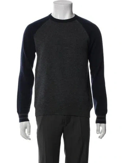 Pre-owned Rag & Bone Merino Wool Crew Neck Pullover In Gray