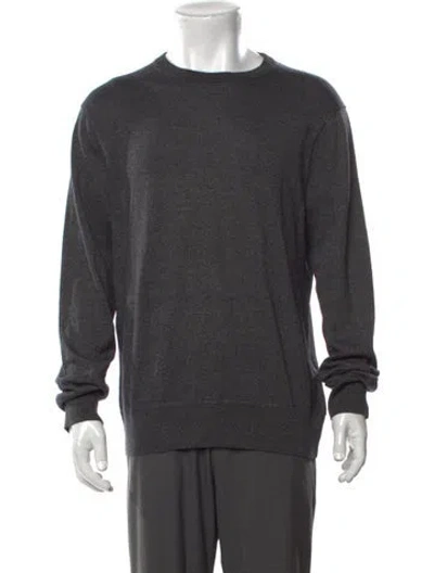 Pre-owned Rag & Bone Merino Wool Crew Neck Pullover In Grey