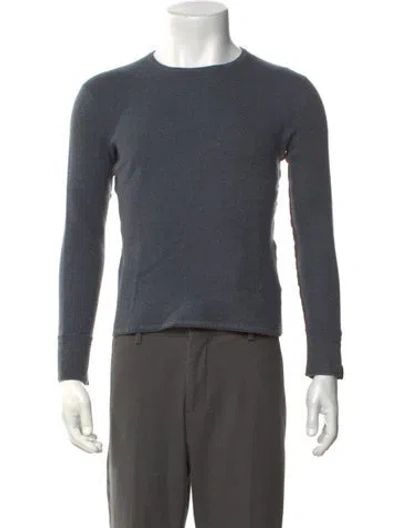 Pre-owned Rag & Bone Merino Wool Crew Neck Pullover In Grey