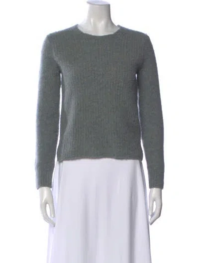 Pre-owned Rag & Bone Merino Wool Crew Neck Sweater In Blue