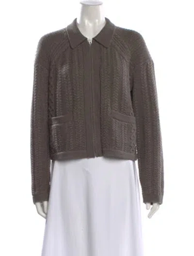 Pre-owned Rag & Bone Merino Wool Crew Neck Sweater In Gray